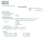 SGS Ti-Coating: Chemical Resistance result