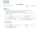 SGS AFP- Cross-Cut and Hardness Test result